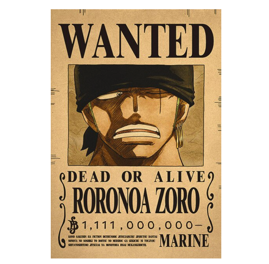 Wanted - Zoro