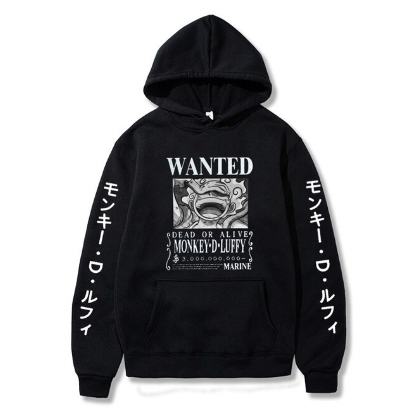 Sweat à Capuche - Wanted Luffy