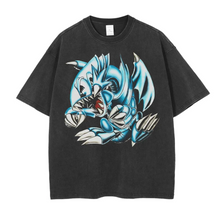 Charger l&#39;image dans la galerie, T-Shirt - Dragon Toon aux Yeux Bleus - 2 Couleurs Disponibles
