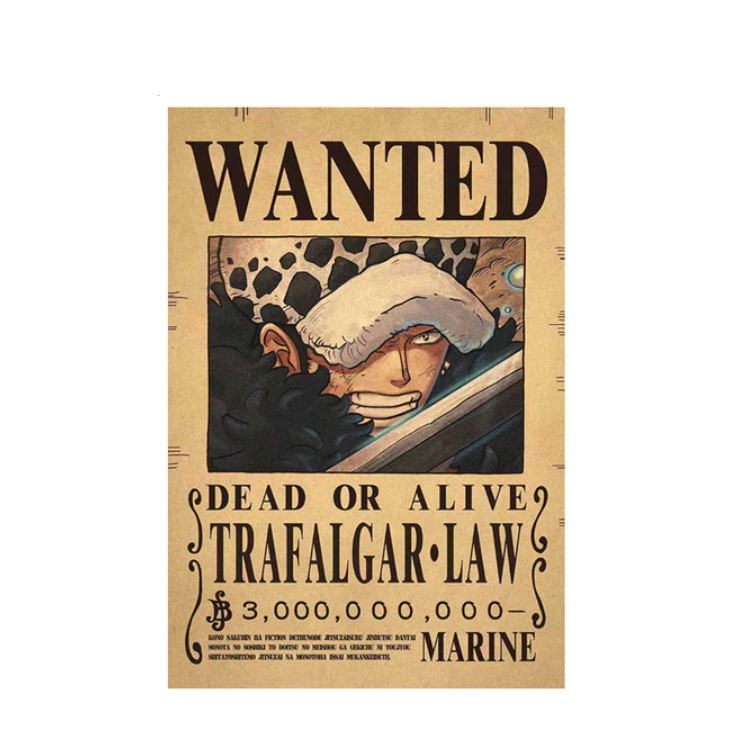 Wanted - Trafalgar Law