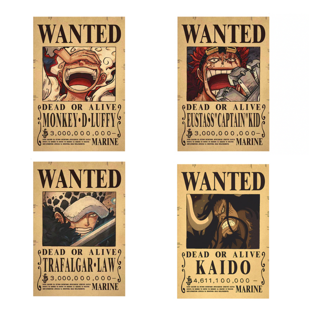 Lot de 4 Posters - Wano