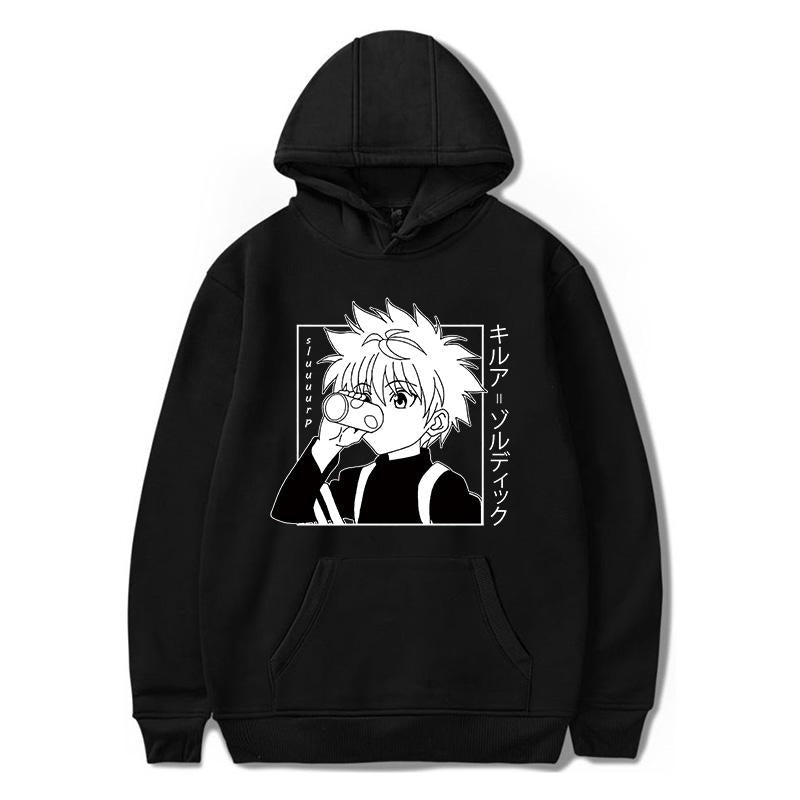 Sweat à Capuche - Killua Drink - 10 Couleurs Disponibles