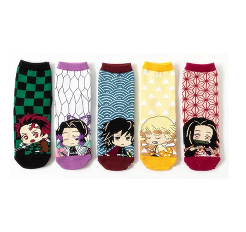 Lot de 5 paires de chaussettes Demon Slayer