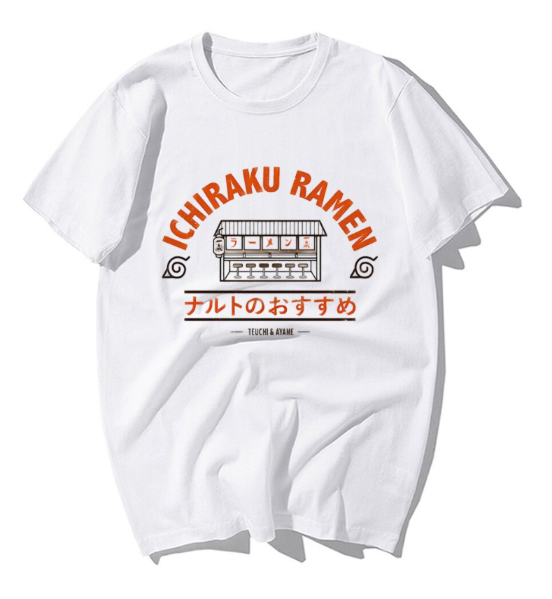 T-Shirt - Ichiraku Ramen - 4 Couleurs Disponibles