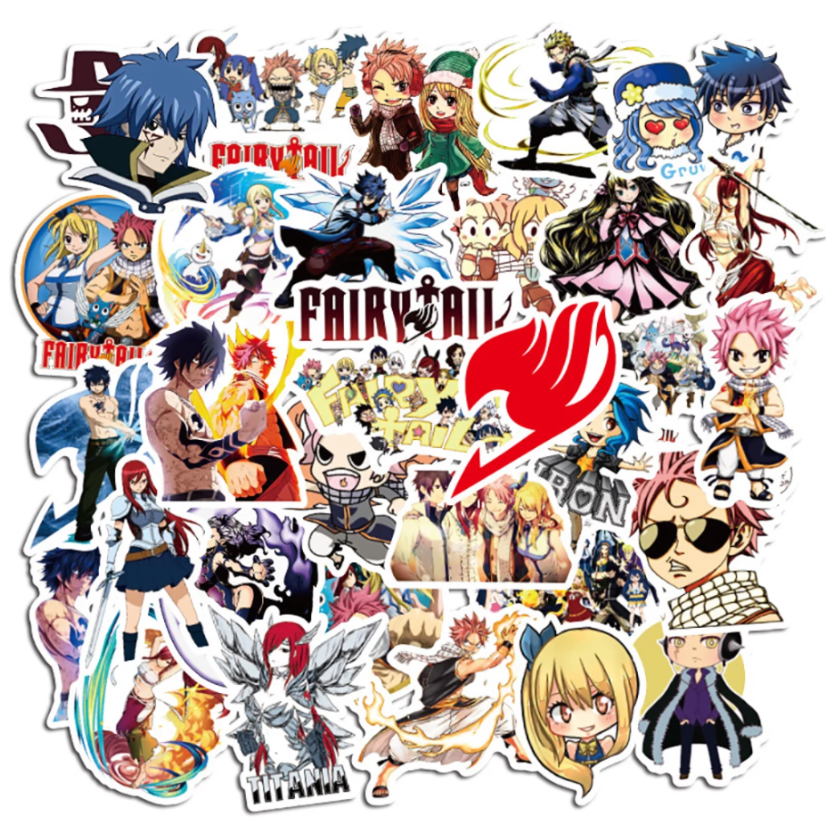 Stickers Fairy Tail - 3 Modèles Disponibles